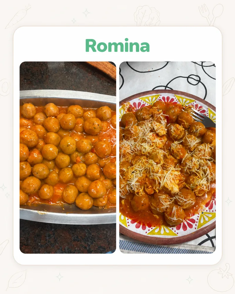 Testimonio de Romina: dos fuentes de comida casera.